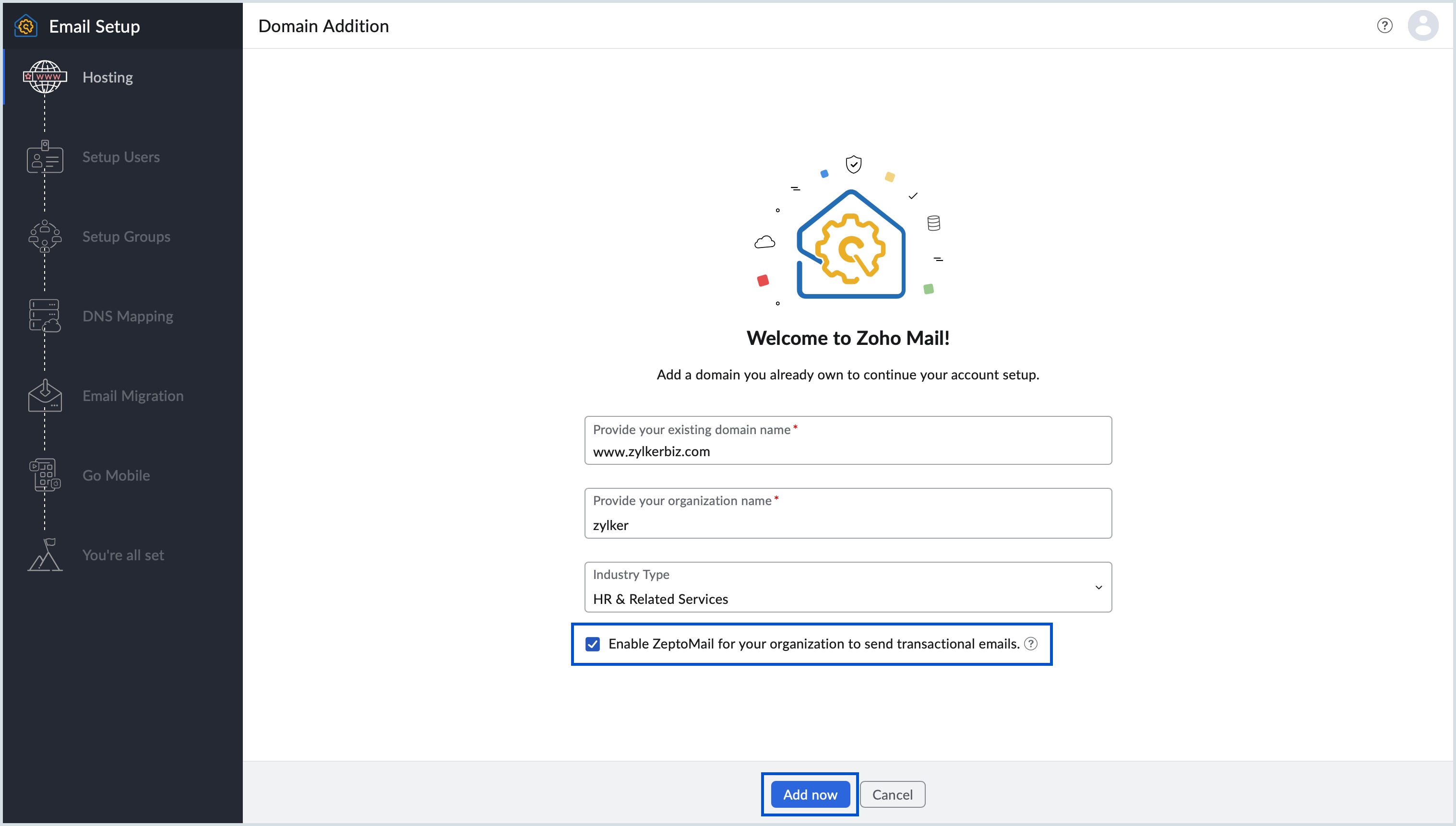 Enable transactional emails Enable transactional emails