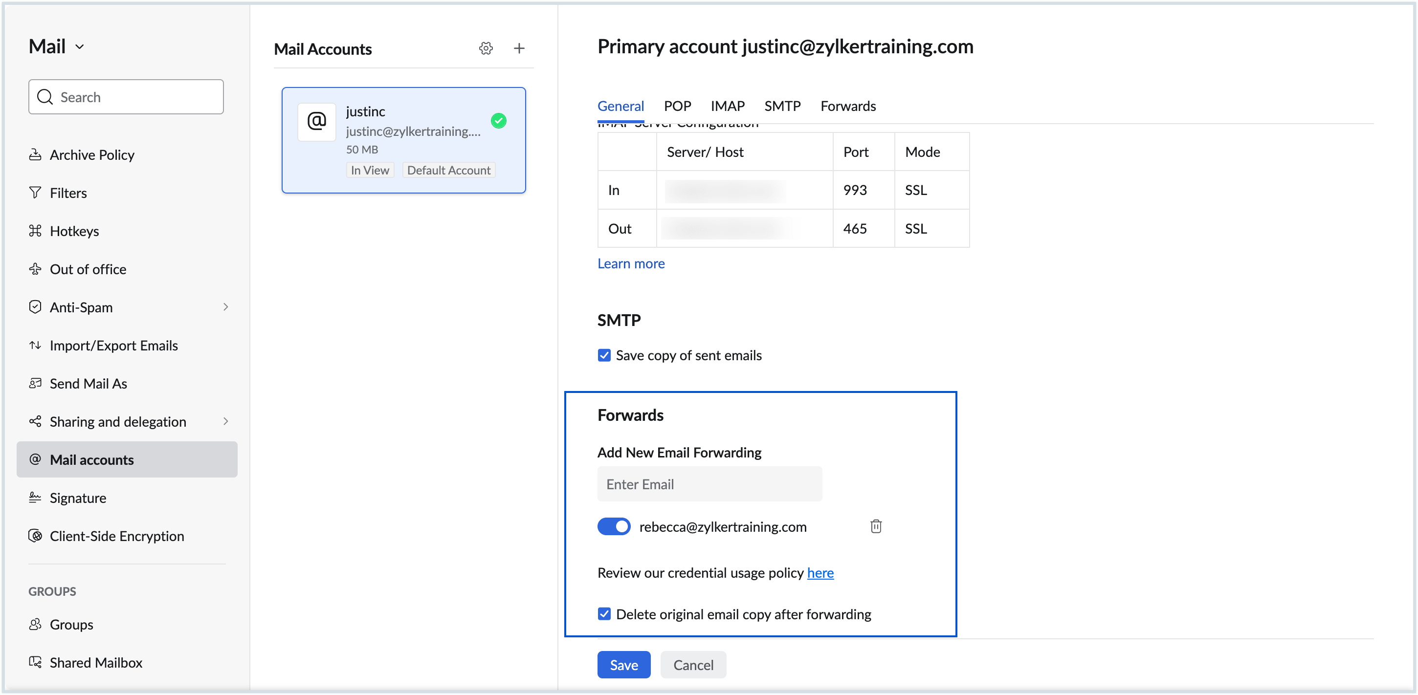 Forwarding Forwarding