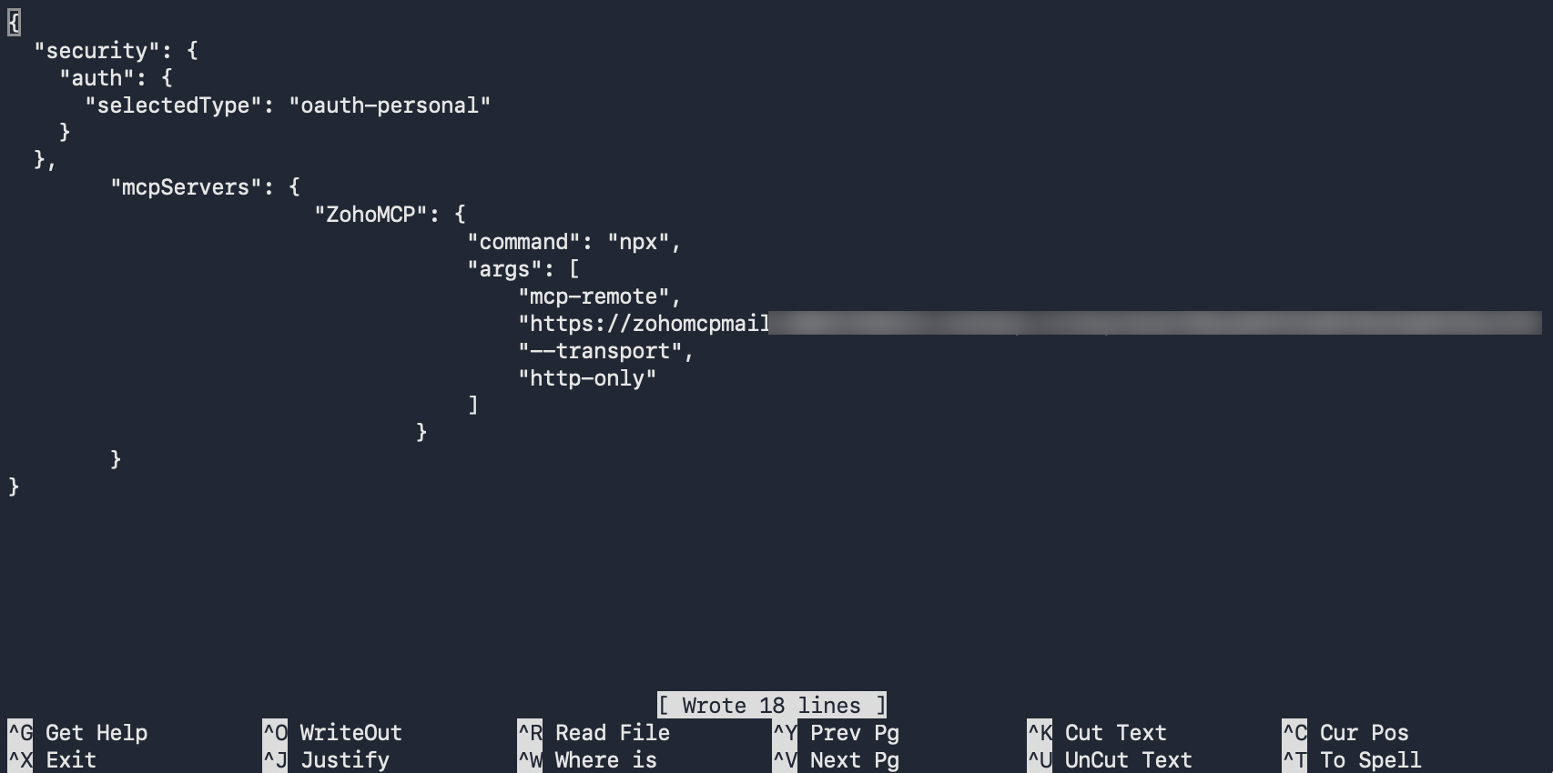 JSON file update