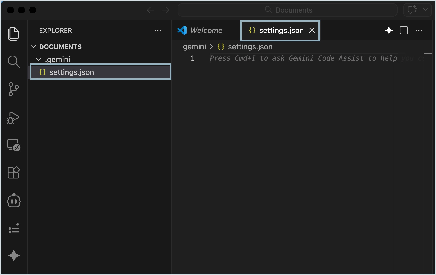 Settings-json file