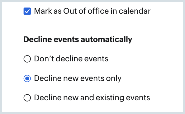 decline events