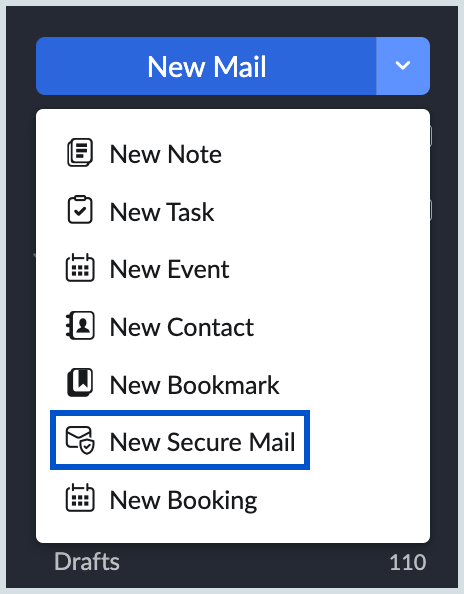 New encrypted mail