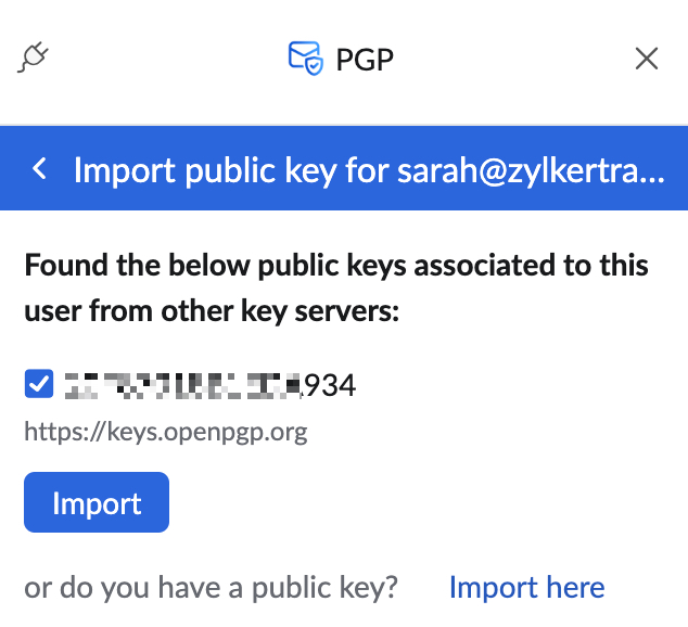 Public key server