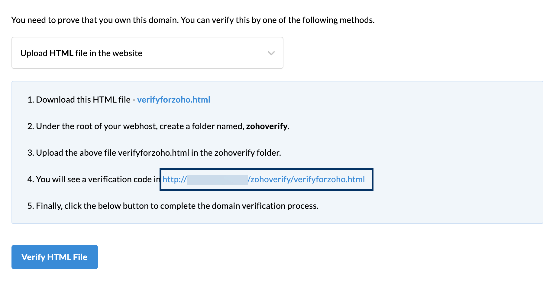 html-verificatiemethode