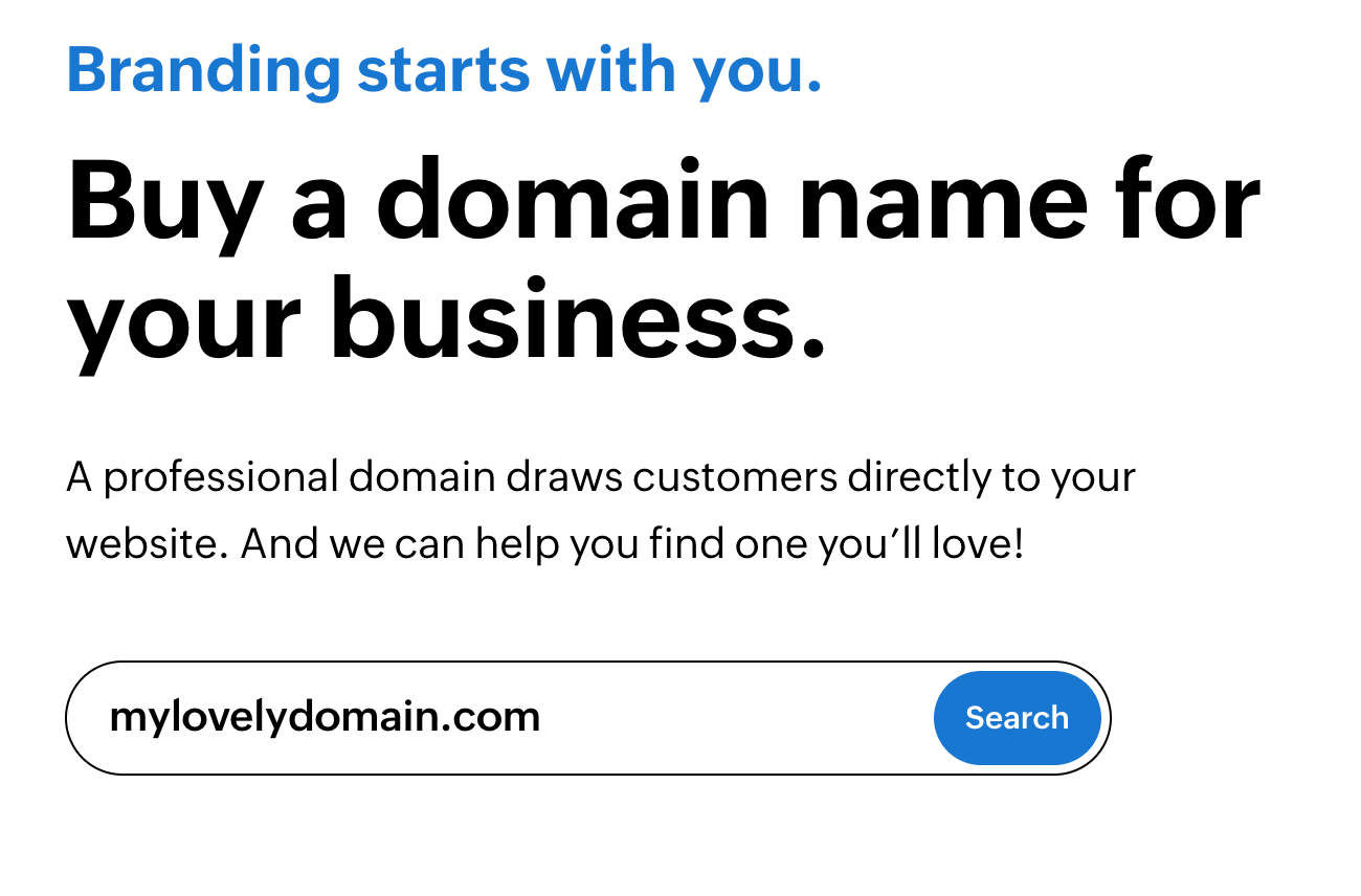 Domain search