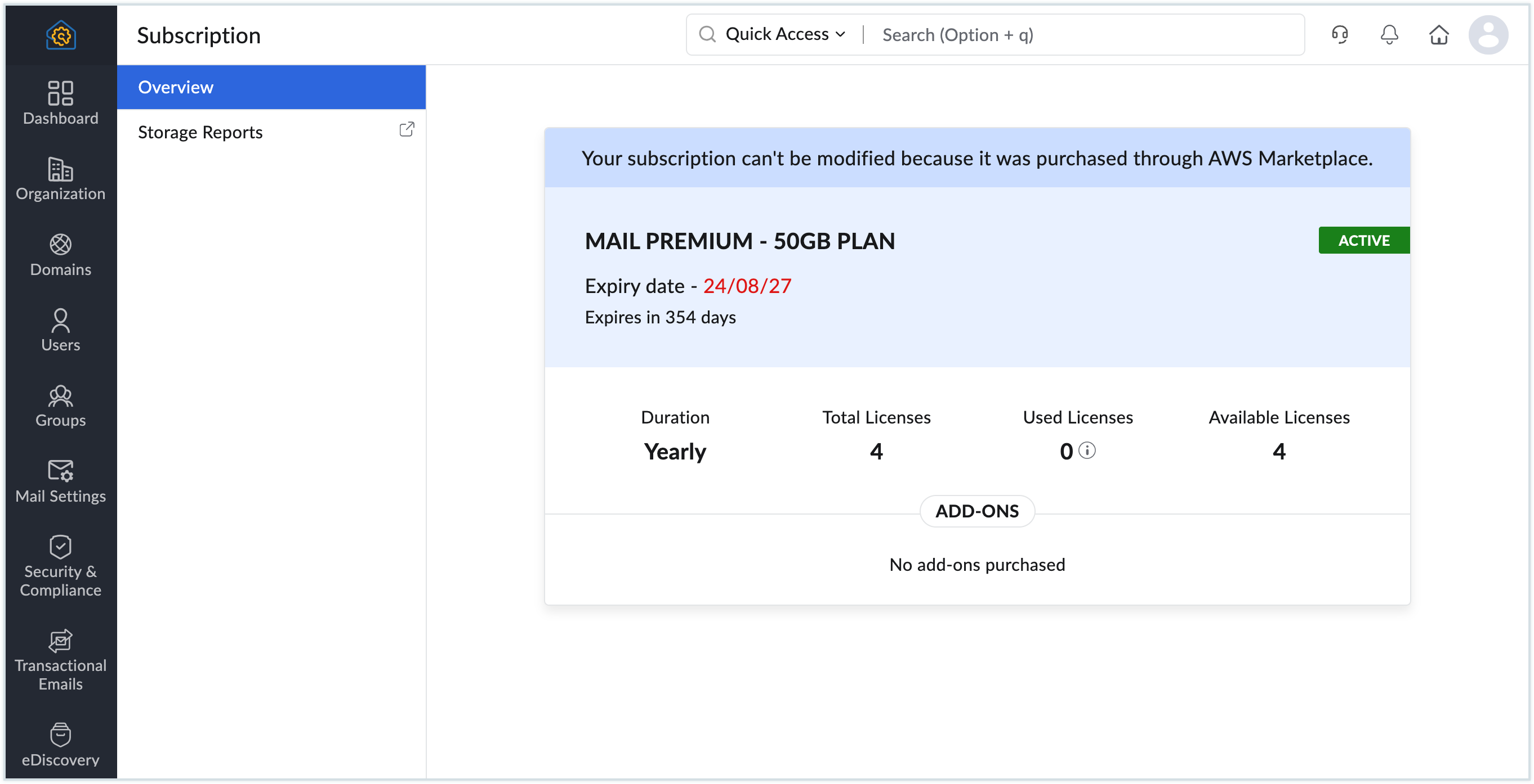 Manage subscription Manage subscription