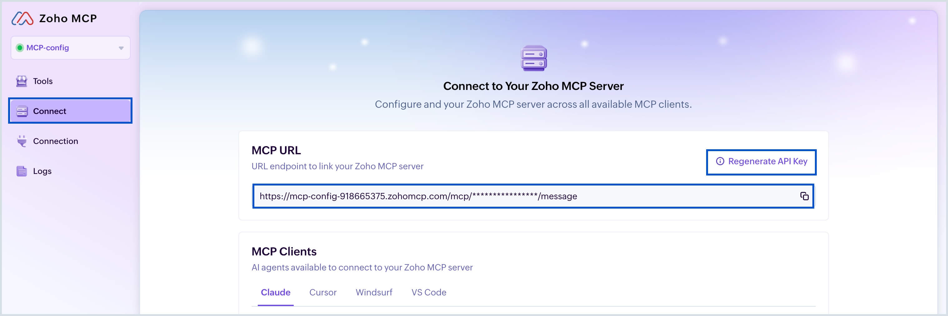 MCP URL