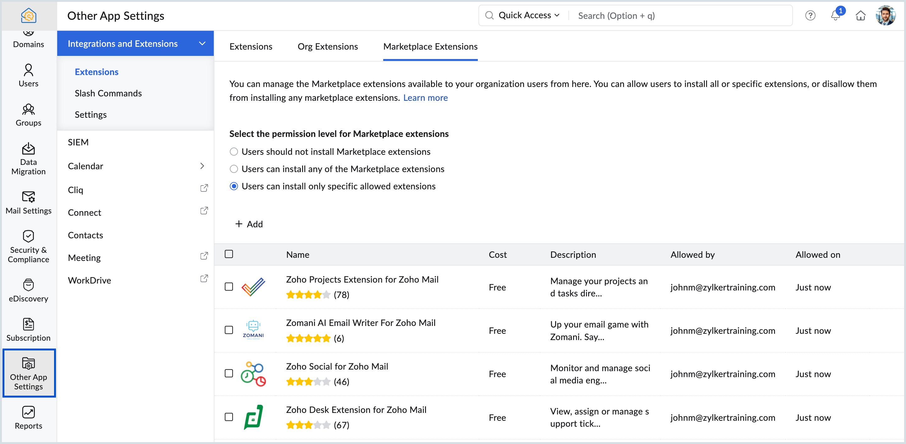 marketplace extension