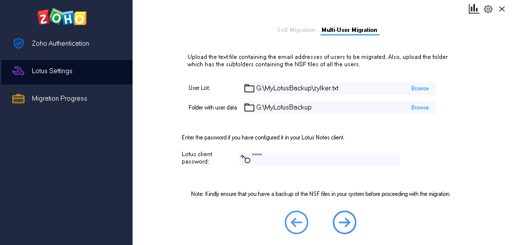 multi-user migration