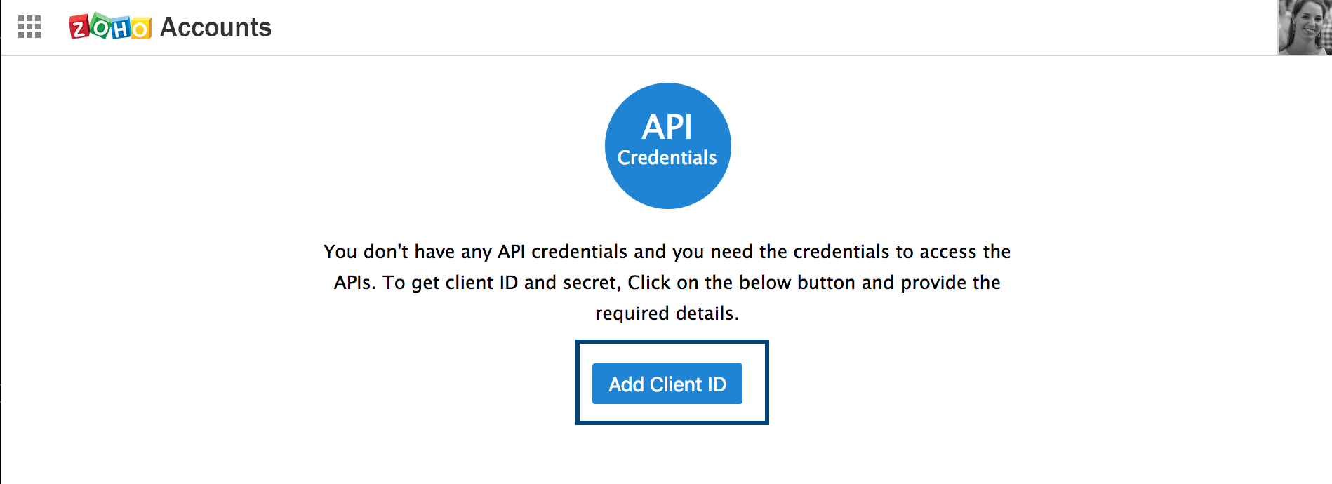 Adding Client ID for API calls