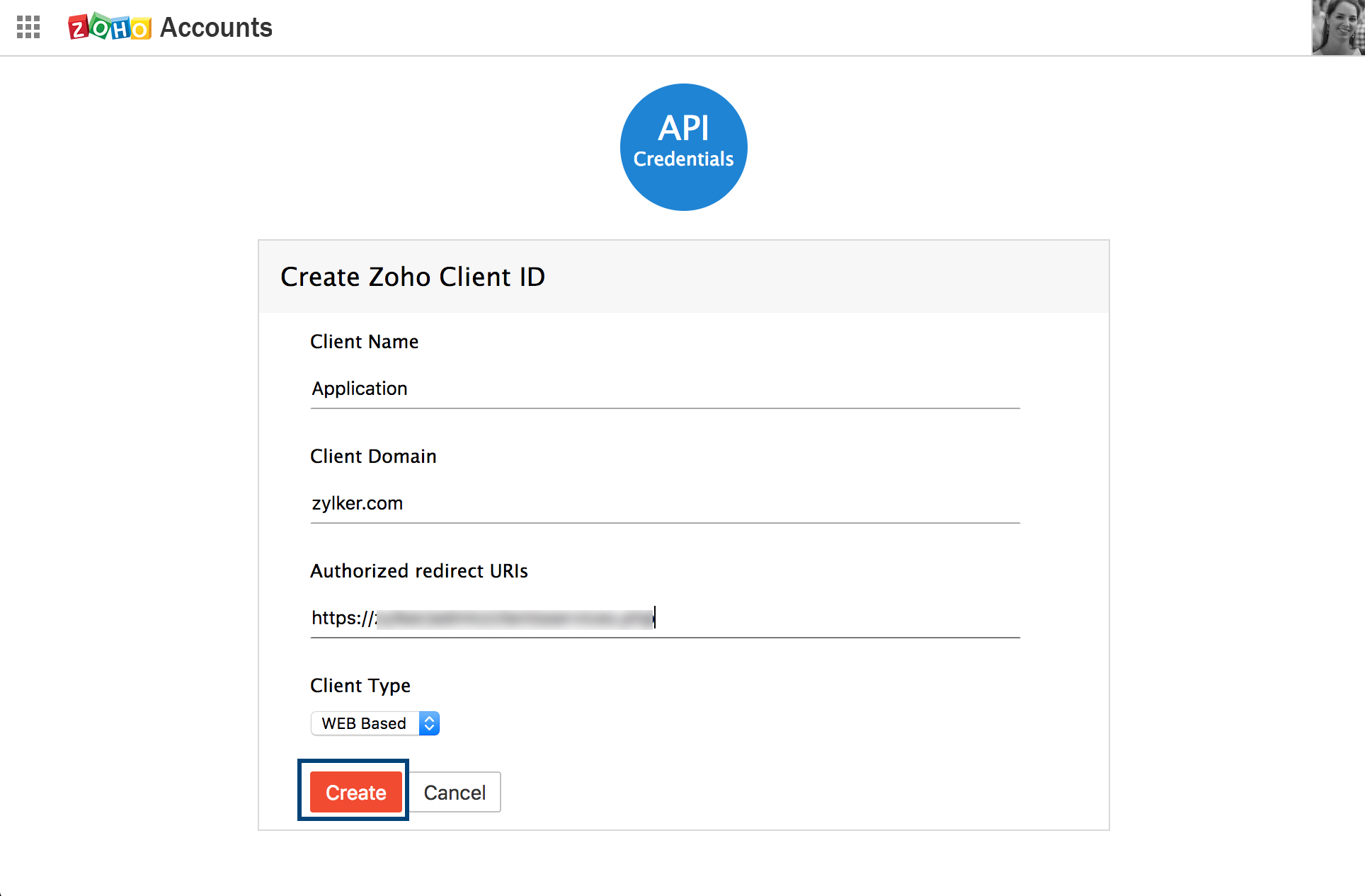 Setting API credentials