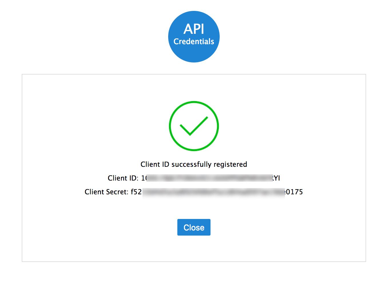 Client ID registration
