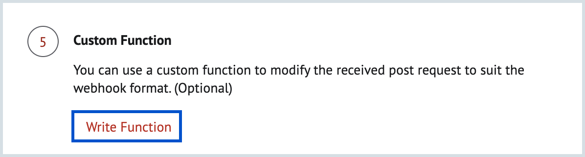 Custom function