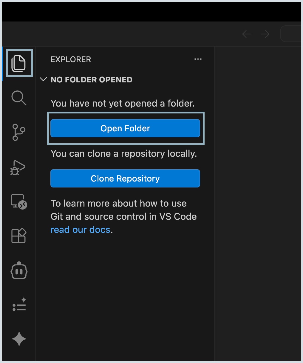 Open Folder