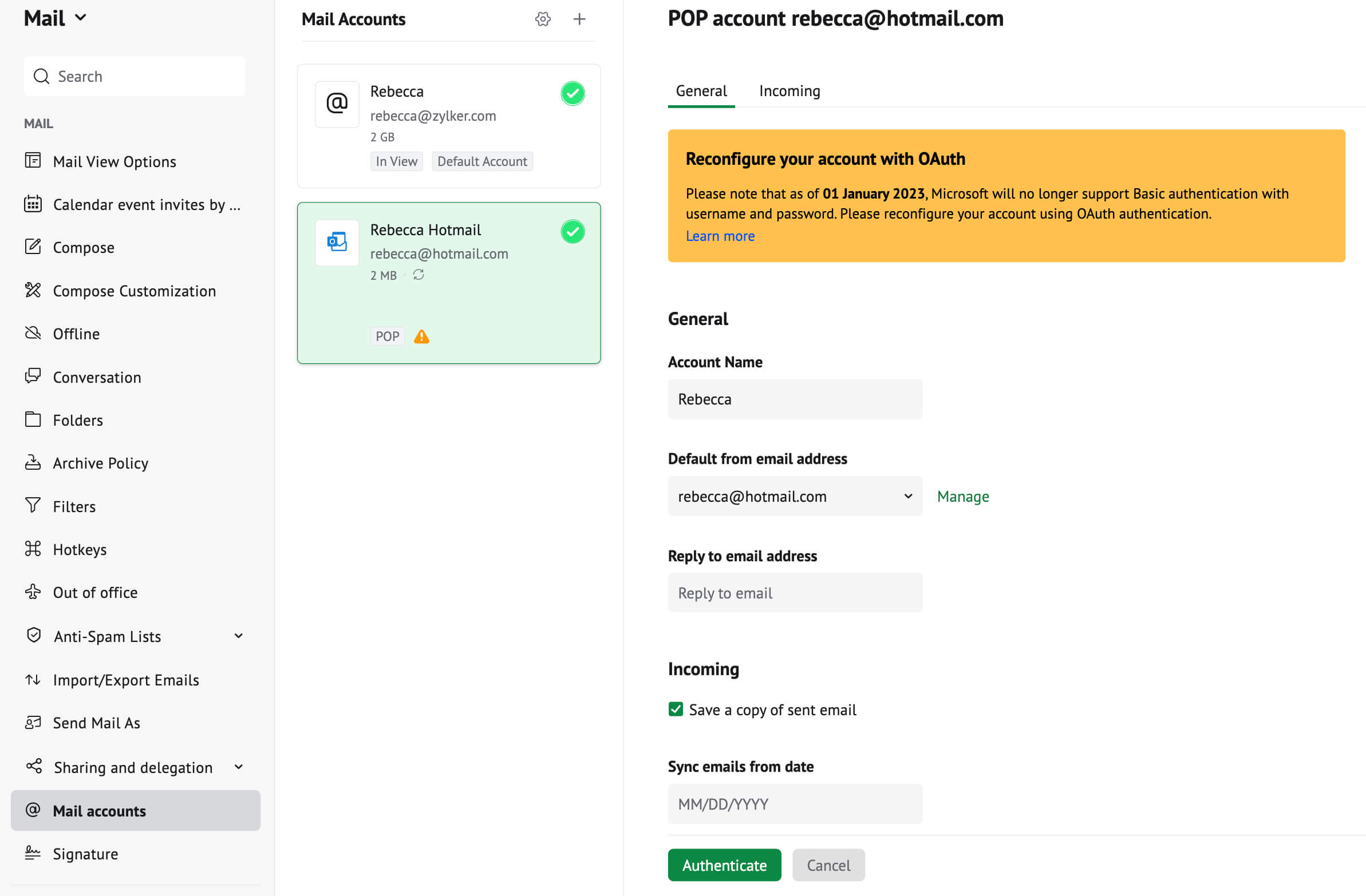 authentication failure authentication failure
