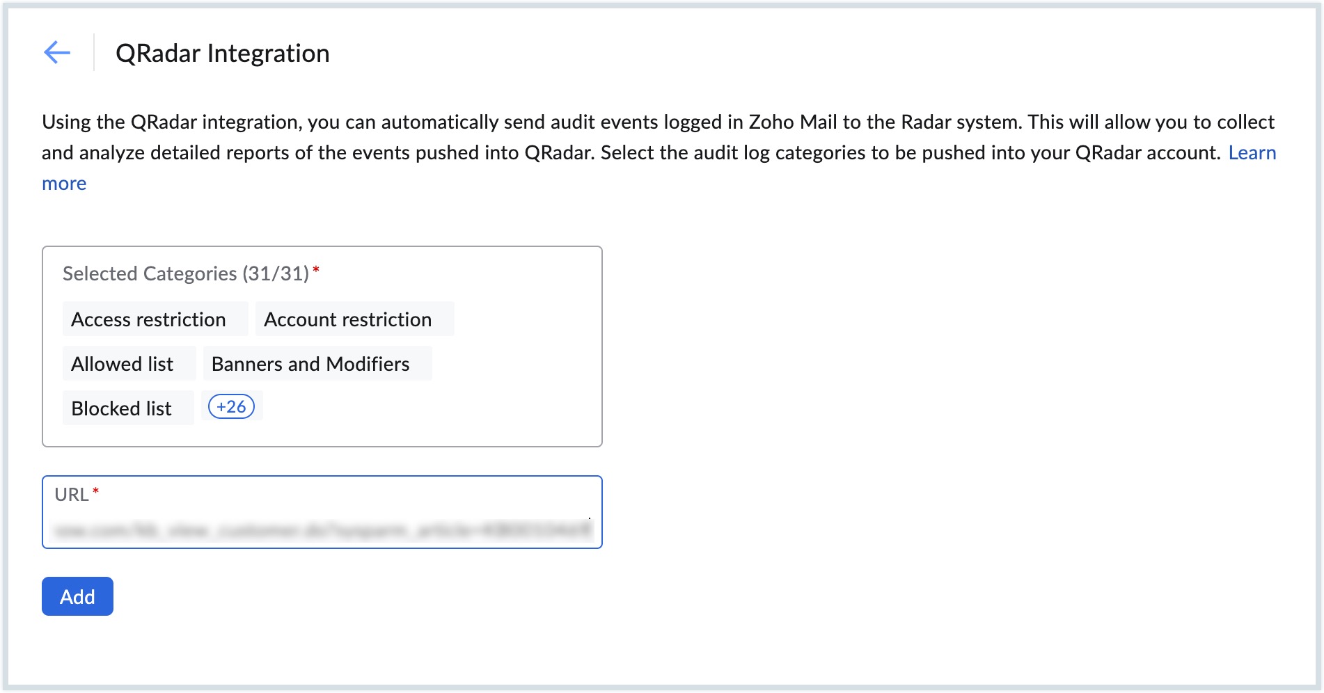 SIEM Integration