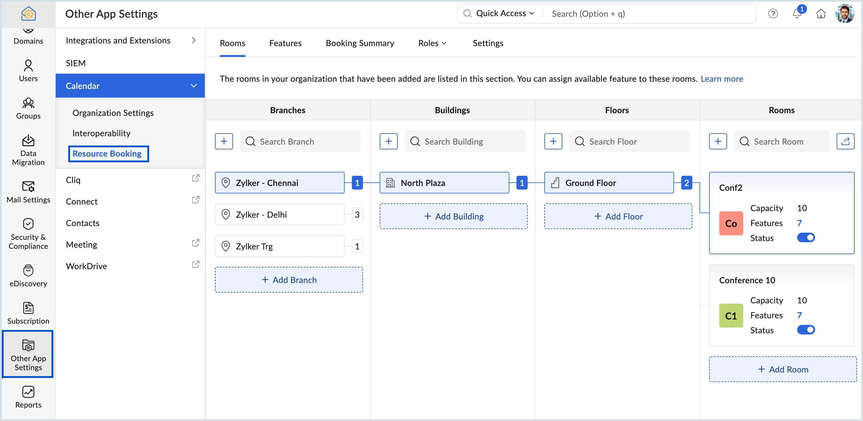 resource booking