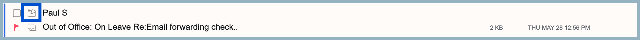 Replied to email