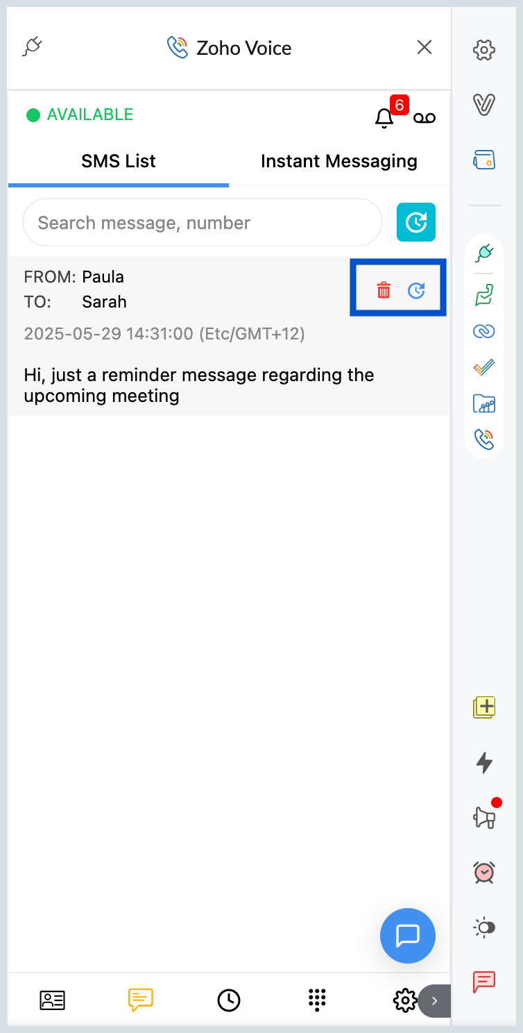Reschedule/ Delete