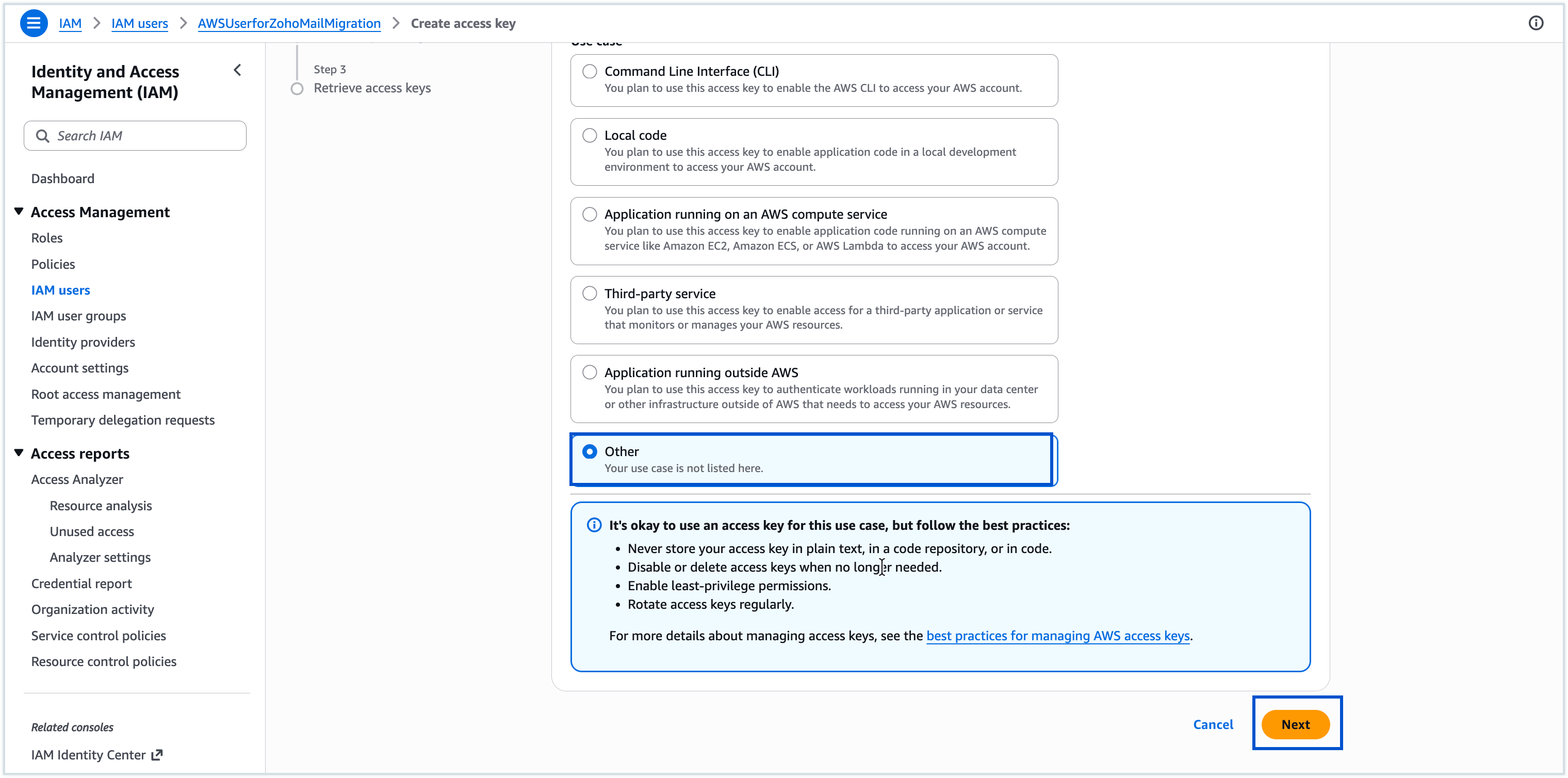 Select Permissions Policy Select Permissions Policy