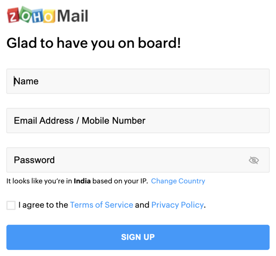 Zoho Mail Login - Sign in to your Zoho Mail account