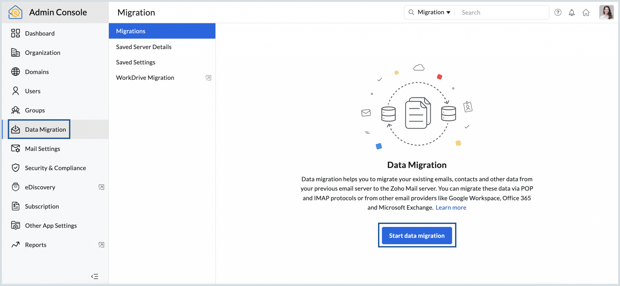 create migration