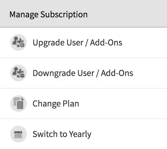 Licencias de actualización de Zoho Mail