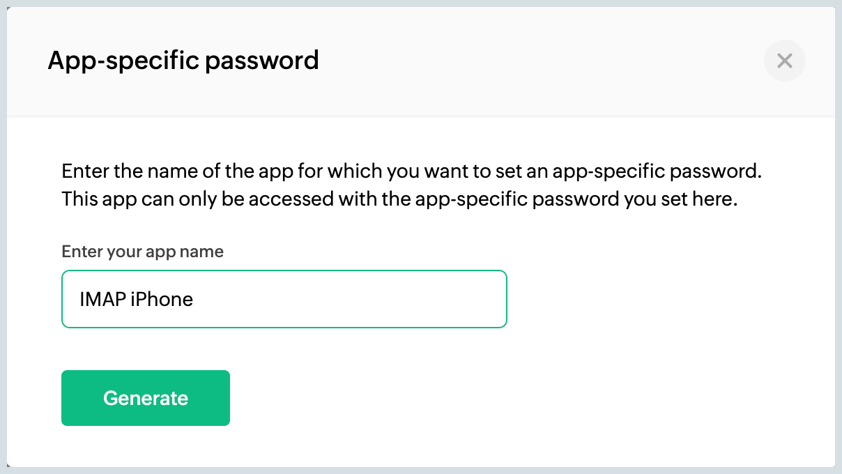 generate password