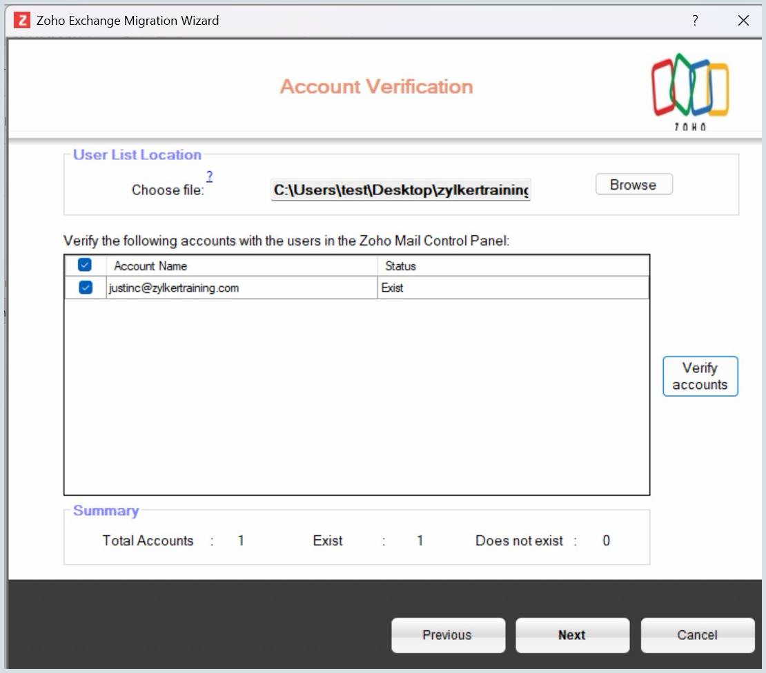 Account verification Account verification