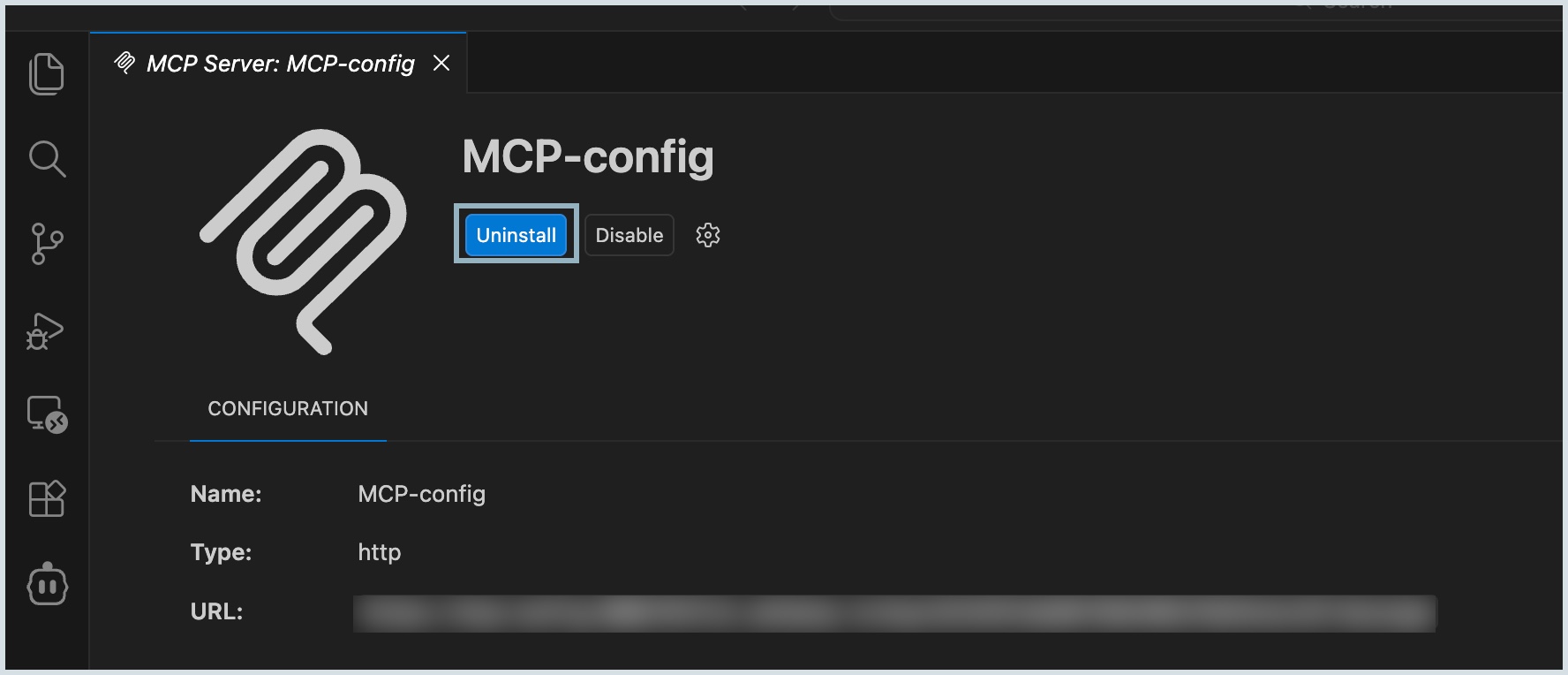 VS code enabled