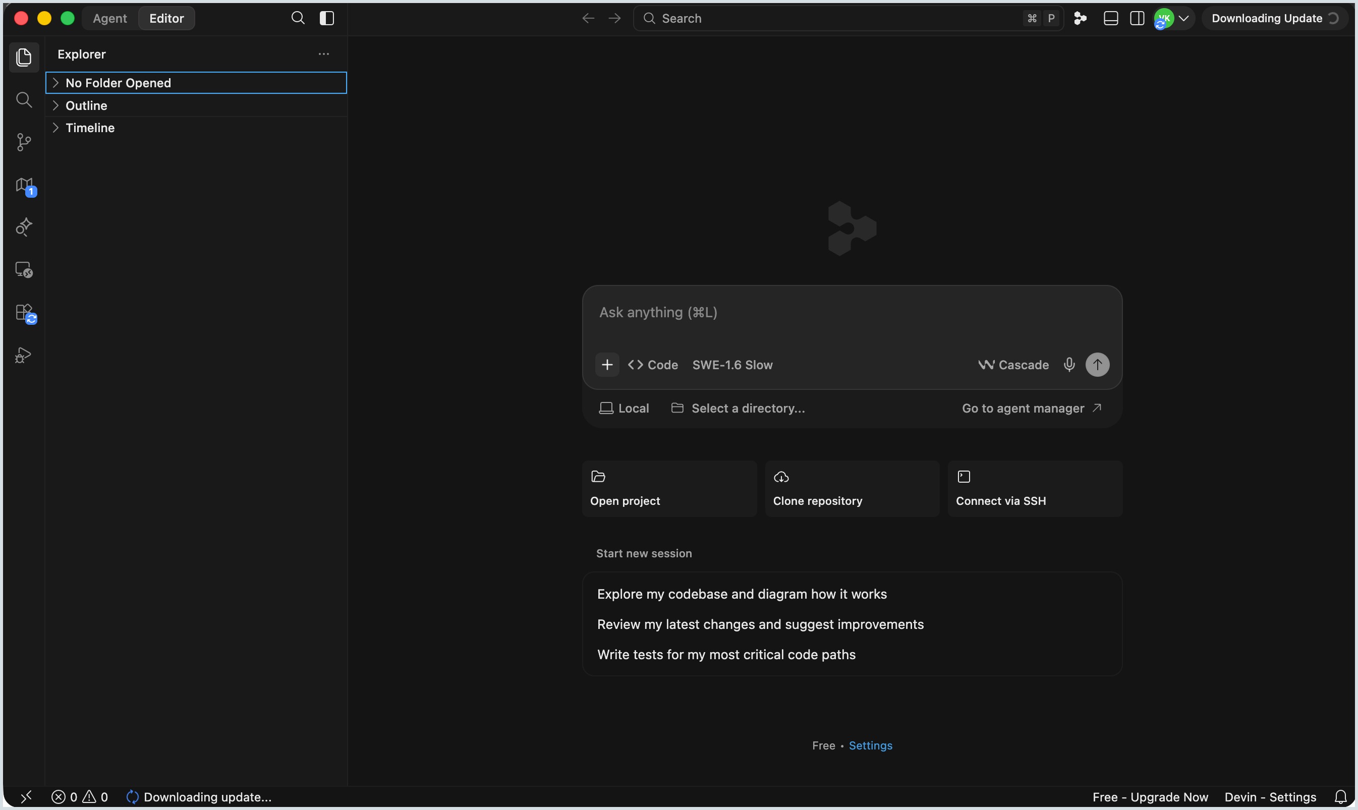 Open cascade markplace link Zoho Mail Devin desktop