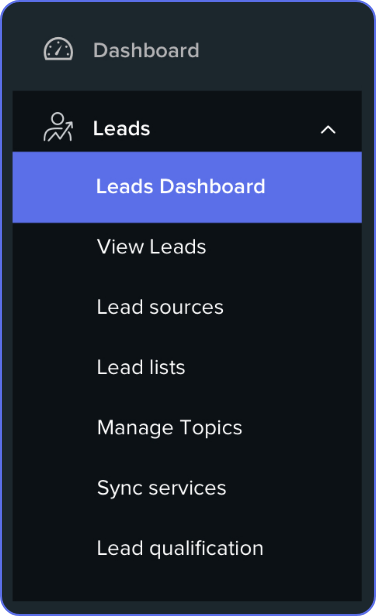 Leadqualität – Menü