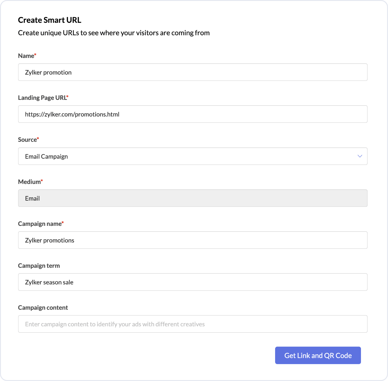 Nahtlose Verfolgung mit intelligenten URLs