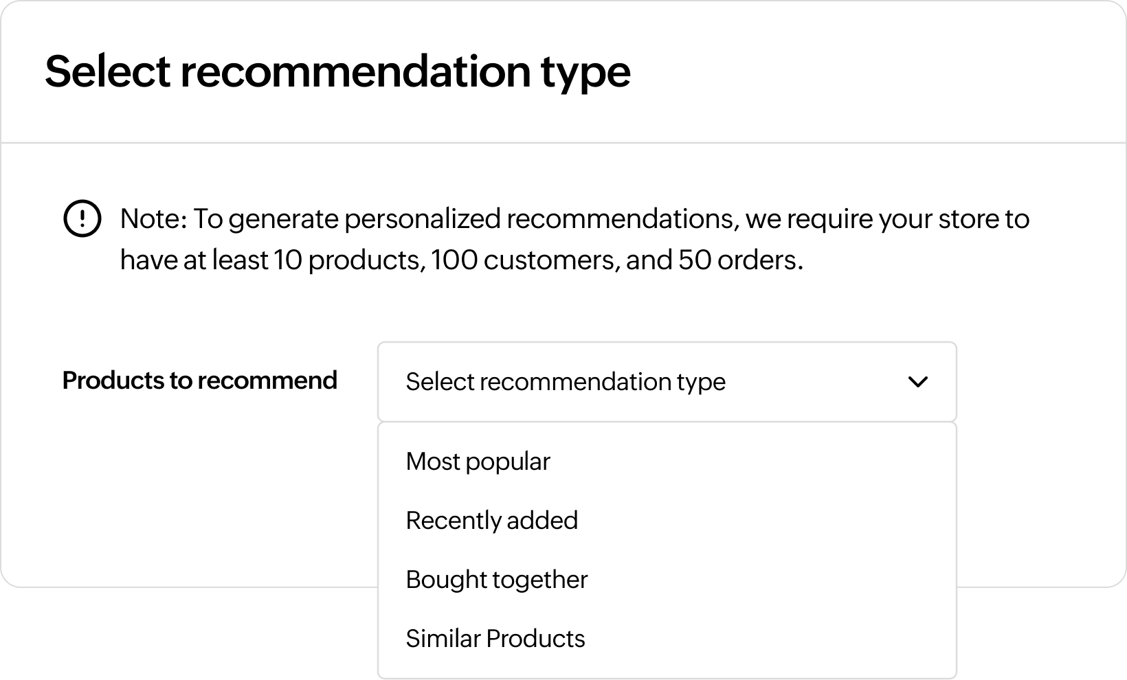 Product recommendations