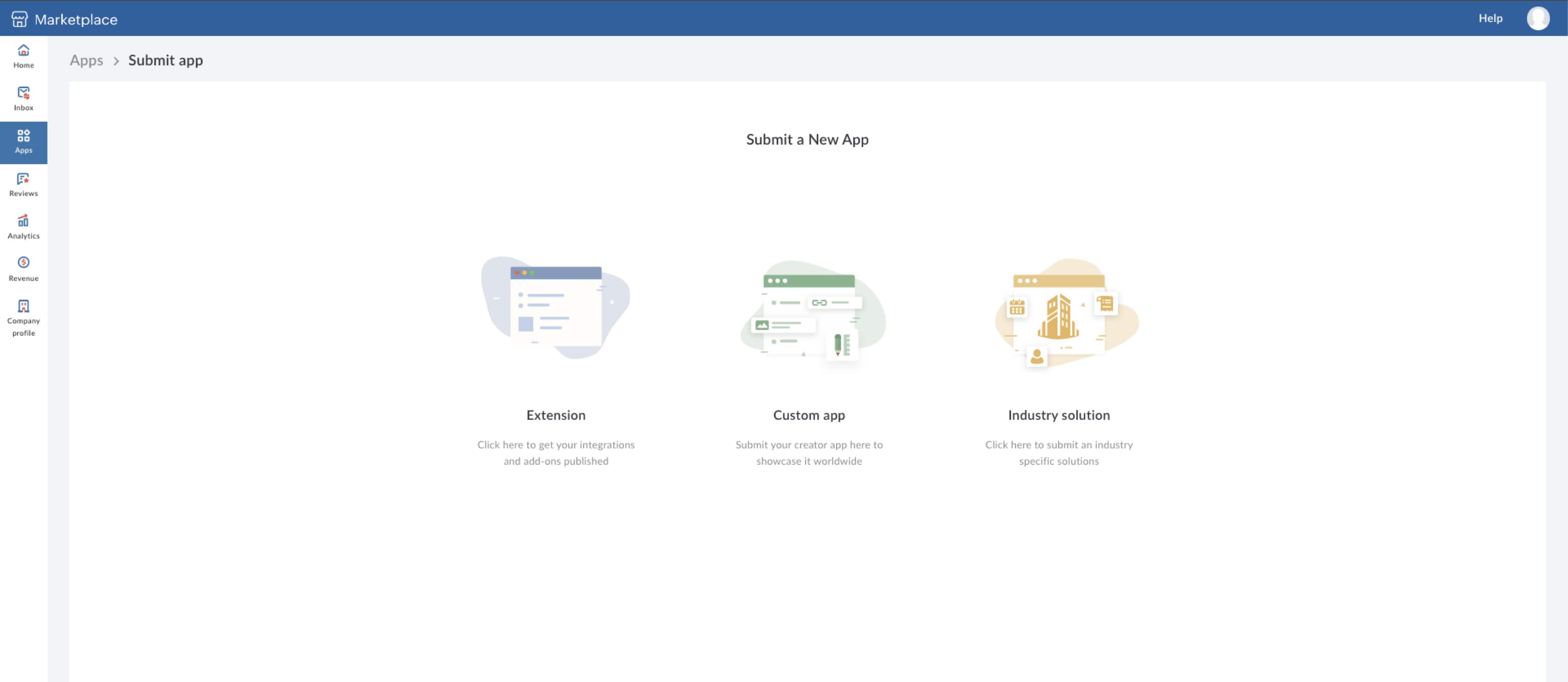Submit an app