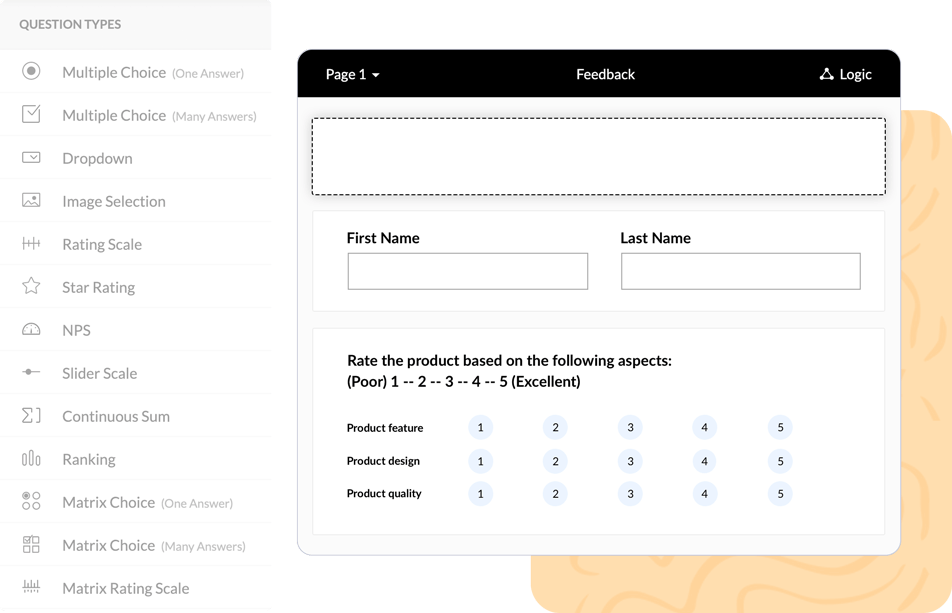 Create and send surveys to your contacts and understand your audience