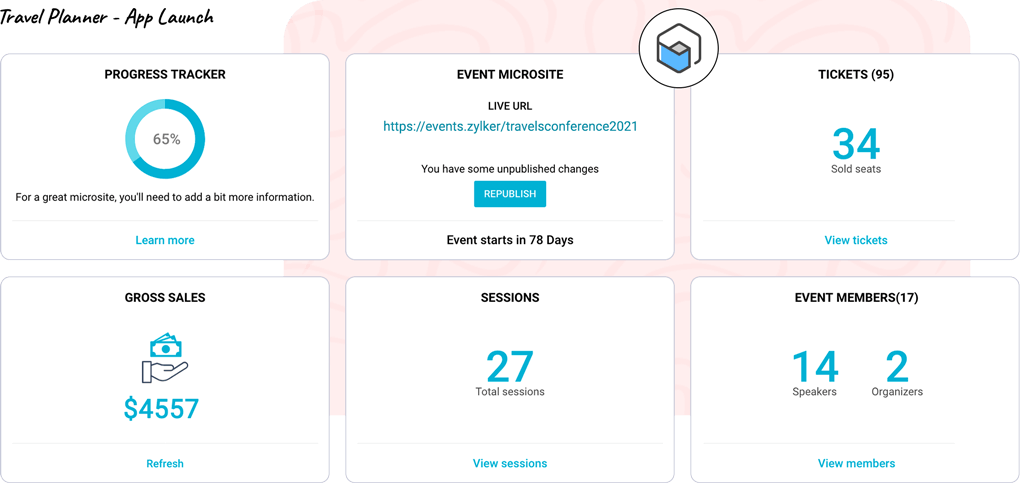 Plan and launch events, manage tickets, registrations and more with great efficiency