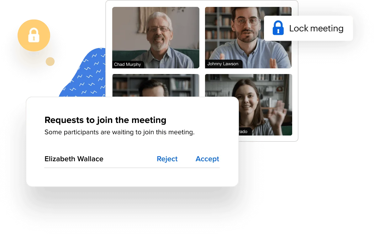 Manage meetings effectively using moderator controls in Zoho Meeting