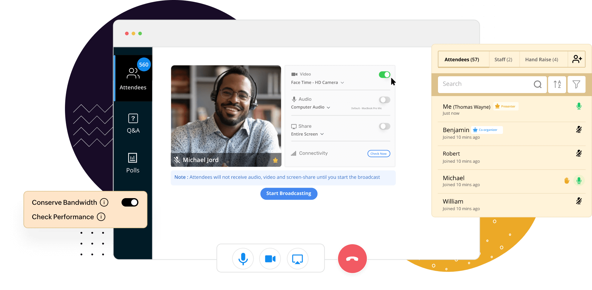 Join webinars on the go