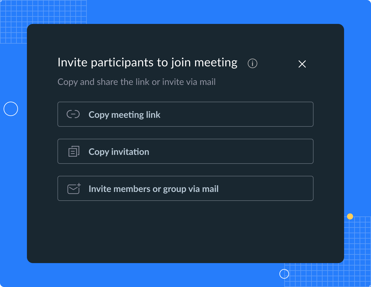 virtual meeting invite