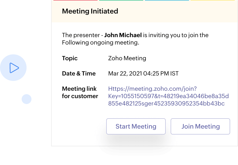 Initiate Meetings