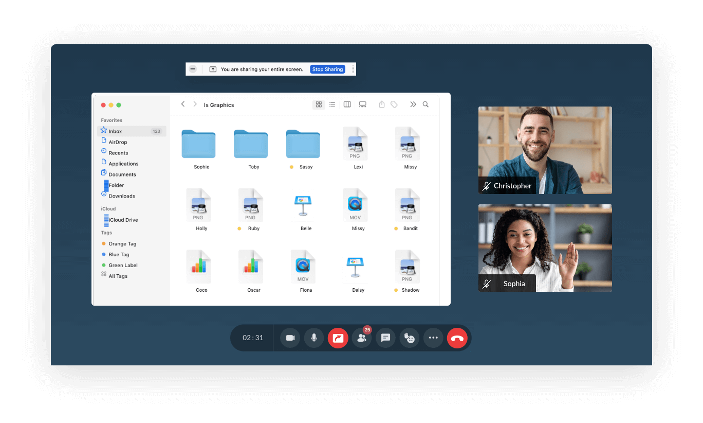 Screen Sharing Software - Zoho Meeting