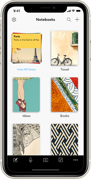 The most beautiful note-taking app across devices.