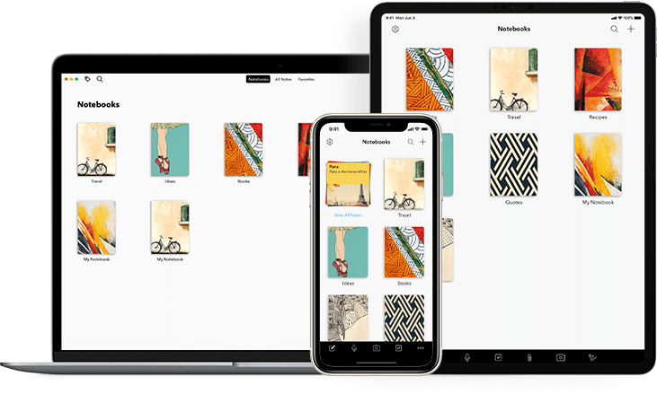 Die schönste App zur Erfassung geräteübergreifender Notizen.