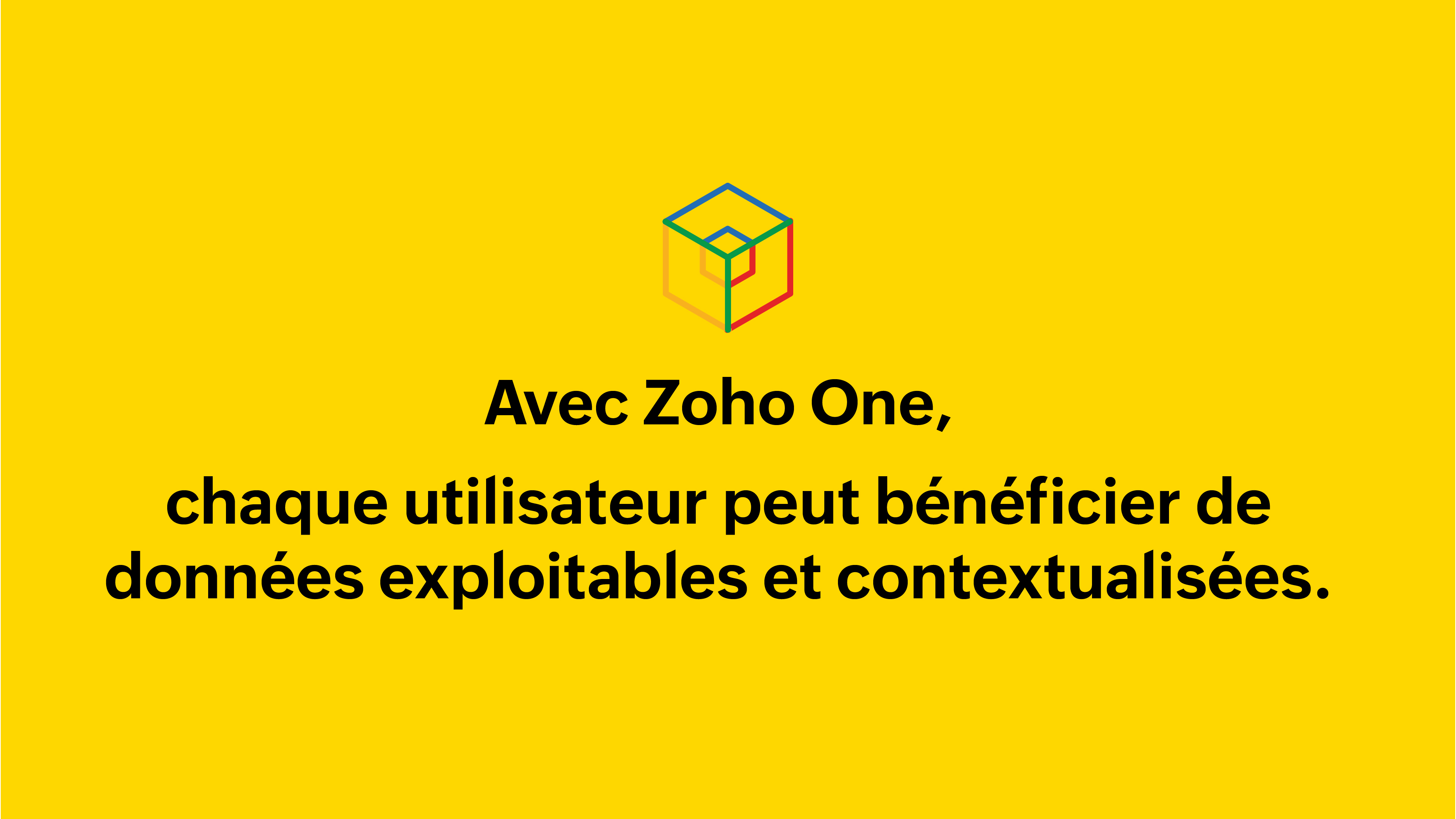 Zoho One - Suite applicative de digitalisation des entreprises