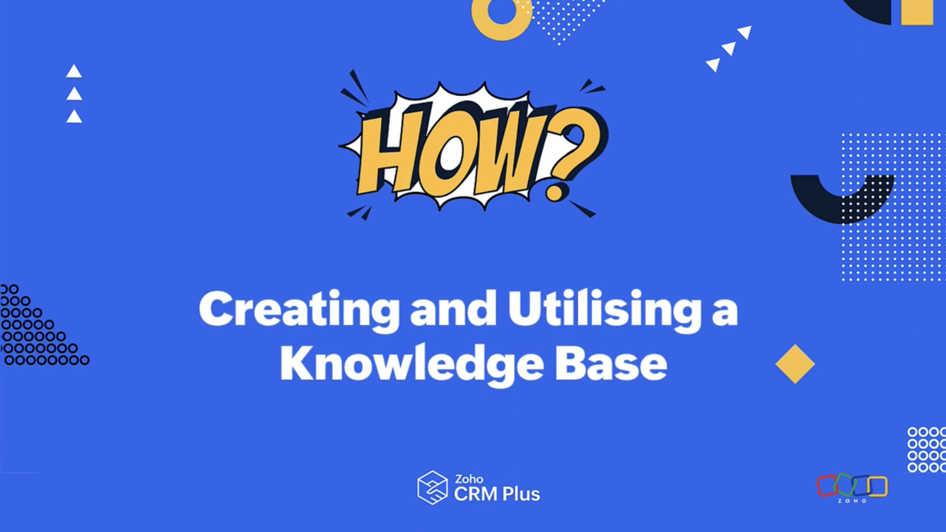 Some of the great things you can do with Zoho One