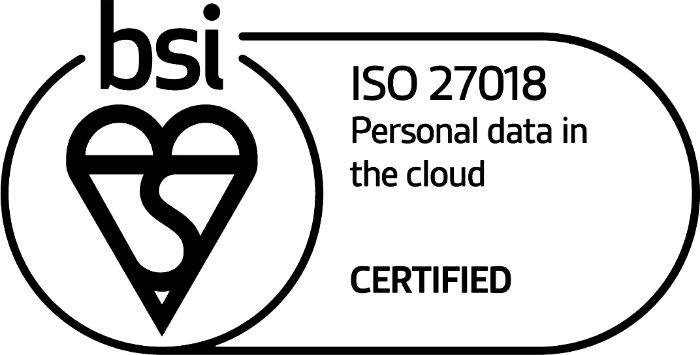 ISO/IEC 27018 Personal Data in Cloud certification logo