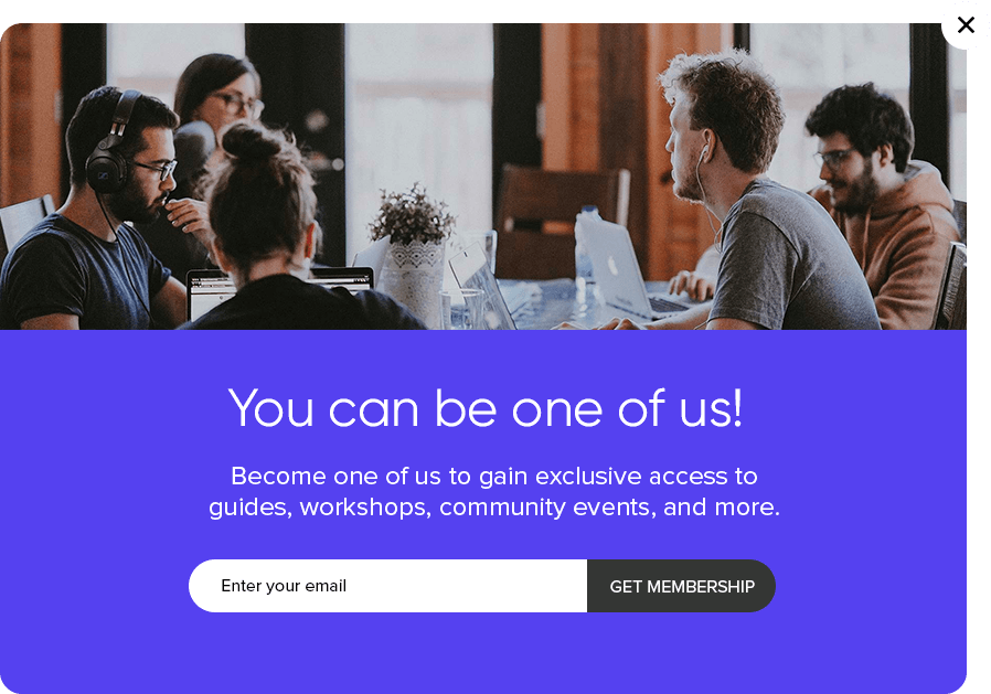 Drive visitor engagement and generate more leads with pop-ups
