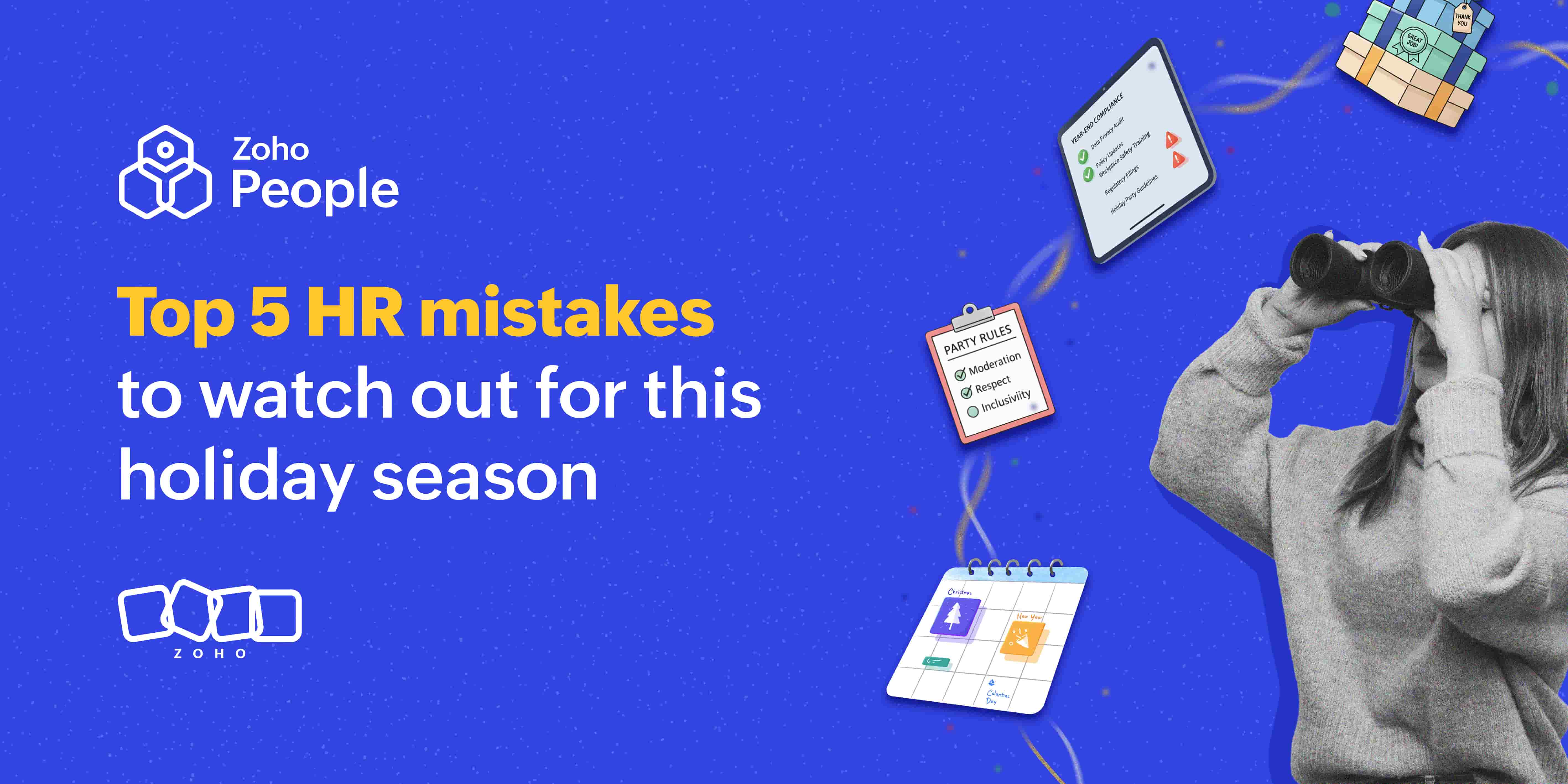 5 common mistakes to avoid during the holiday season - HR edition