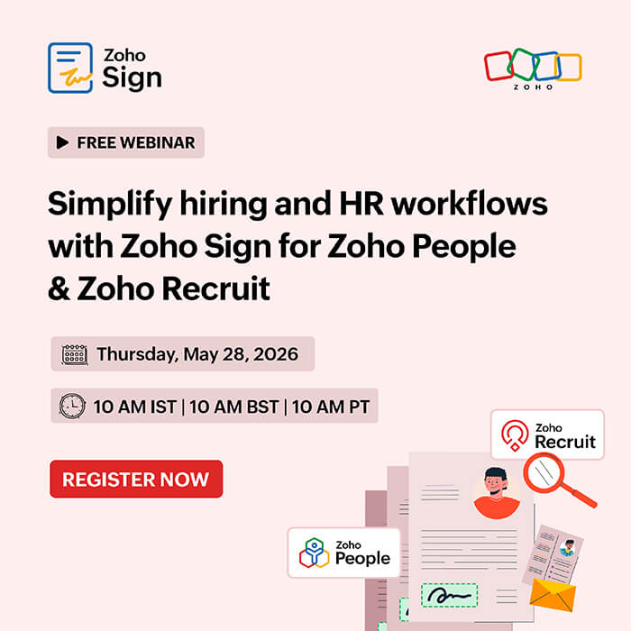 Zoho People Webinar